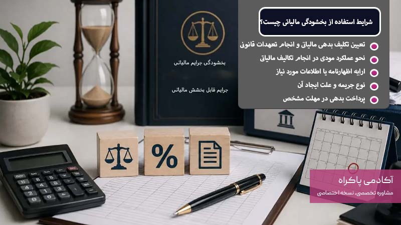 شرایط استفاده از بخشودگی مالیاتی چیست