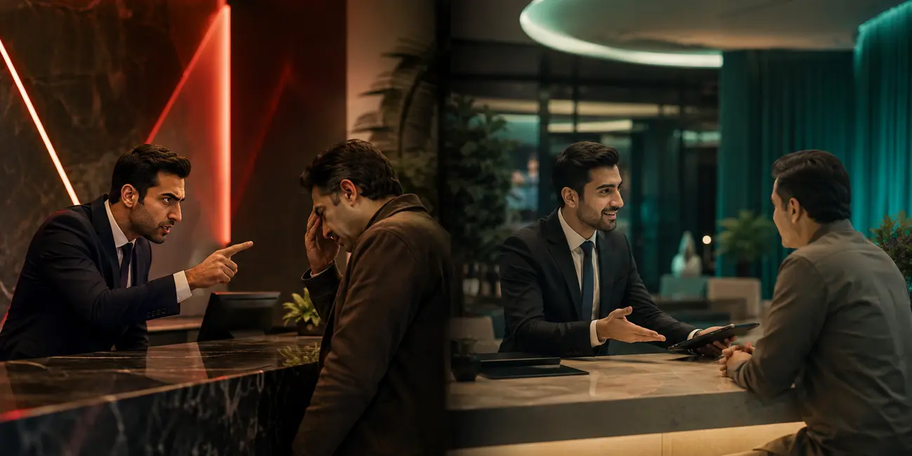 سبک ارتباط تهاجمی، اشتباهی از کسب و کارها