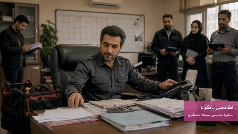 وقتی کارمند روی صندلی مدیر نشست