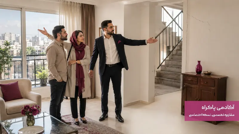 نمایش صادقانه مزایا و معایب ملک توسط مشاور املاک
