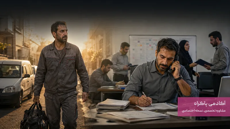 «شما جای تکنسین یا کارمند نیستید»