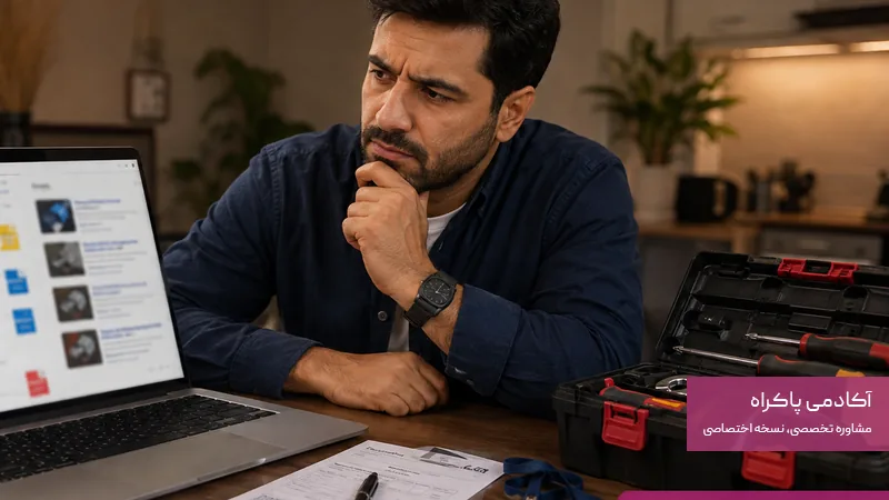 مشخص بودن هویت تکنسین قبل از ورود