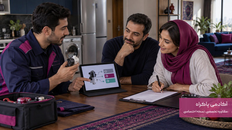 توضیح شفاف روند تعمیر و قیمت به مشتری