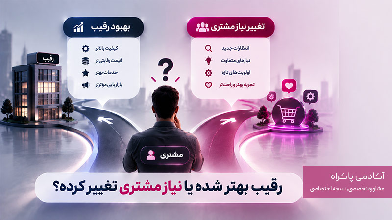 بهتر شدن رقبا مانع از بازگشت مشتری میشود