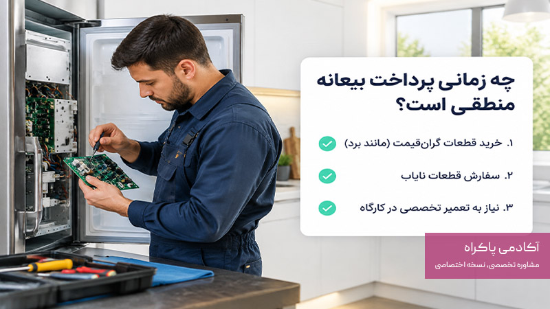 چه زمانی پرداخت بیعانه به تعمیرکار منطقی است؟