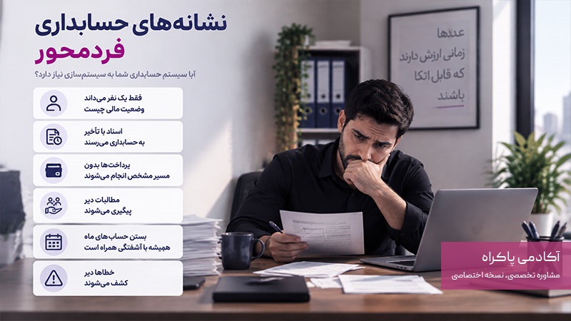 نشانه‌های نیاز به سیستم سازی حسابداری