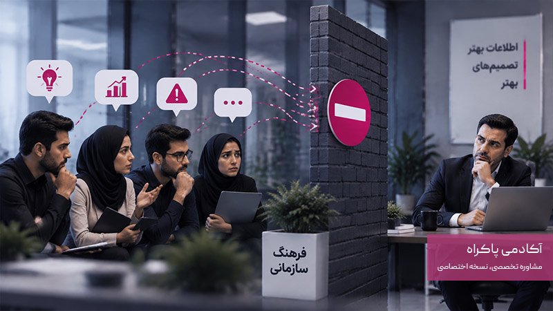 بسته بودن باب گفتگو در سازمان