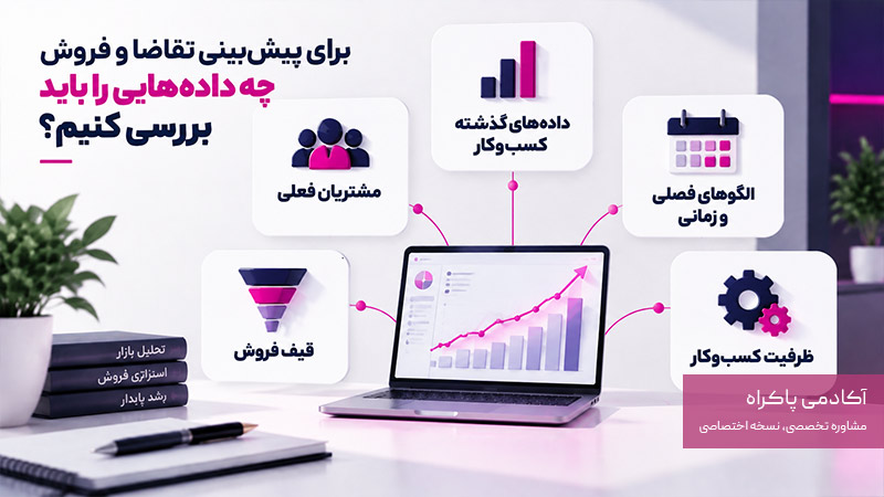 برای پیشبینی تقاضا و فروش چه دادههایی را باید بررسی کنیم؟