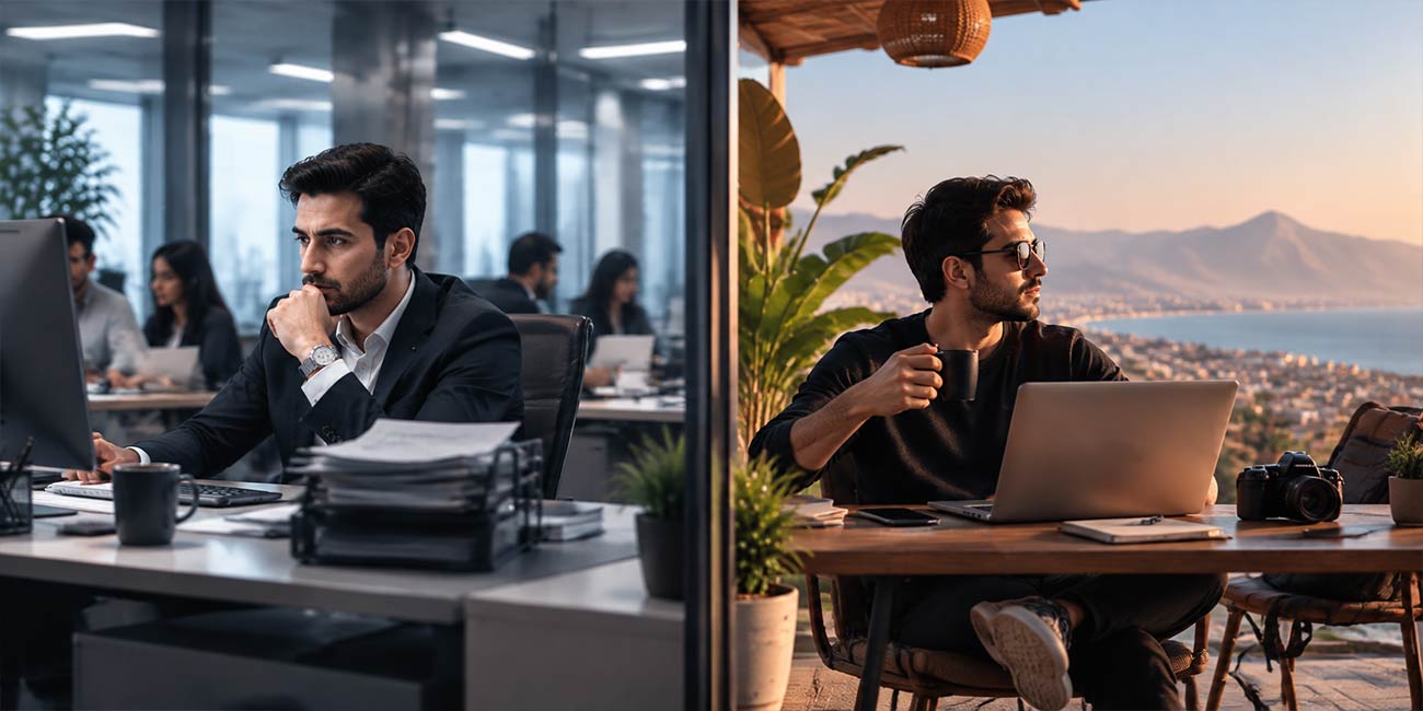 فریلنسری بهتر است یا کارمندی؟
