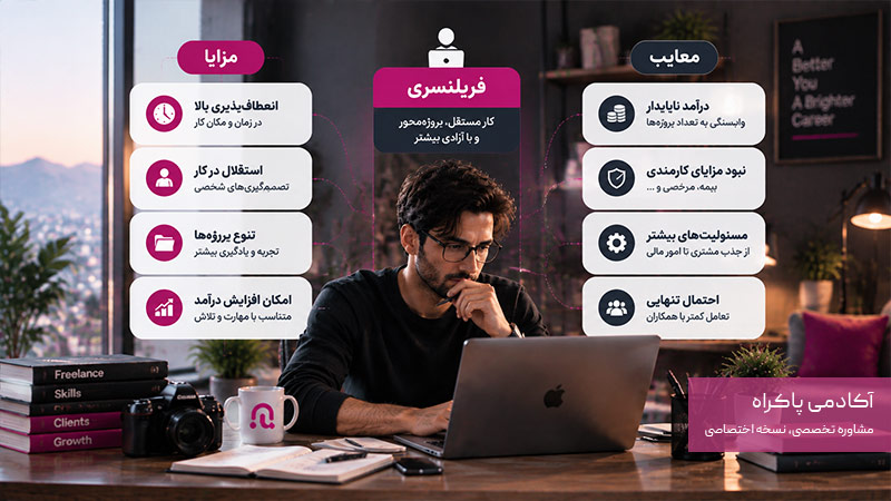 فریلنسری چیست؟ مزایا و معایب