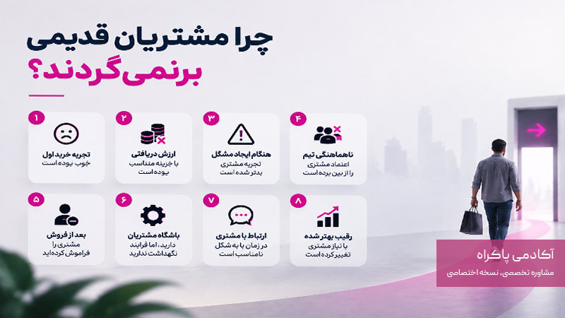 چرا مشتریان قدیمی برنمی‌گردند؟