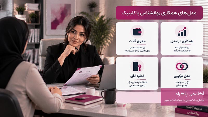 مدل‌های همکاری روانشناس با کلینیک