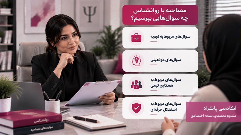 سوالات مهم در زمان مصاحبه با روانشناس 