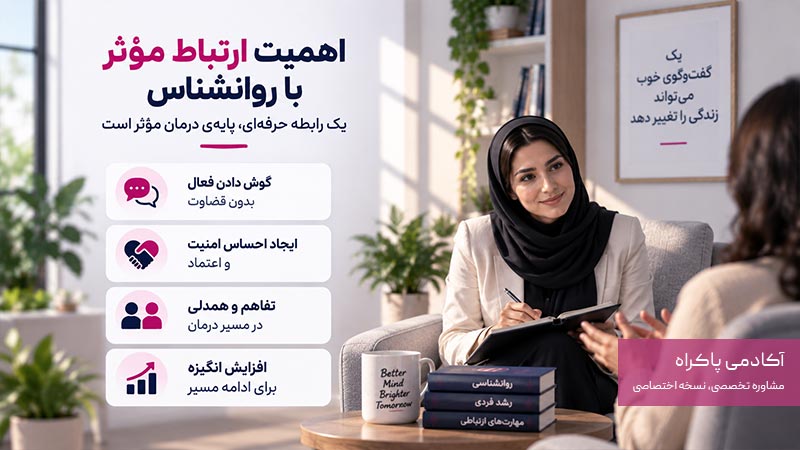 اهمیت ارتباط موثر با روانشناس