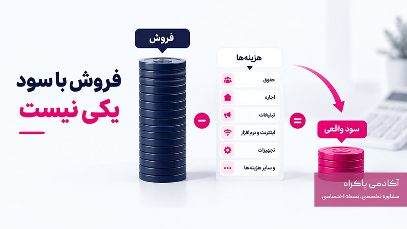 عدم توجه به تفاوت فروش با سود، از دلایل شکست کسب و کار