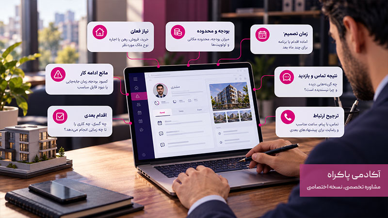 از هر مشتری چه اطلاعاتی ثبت کنیم؟
