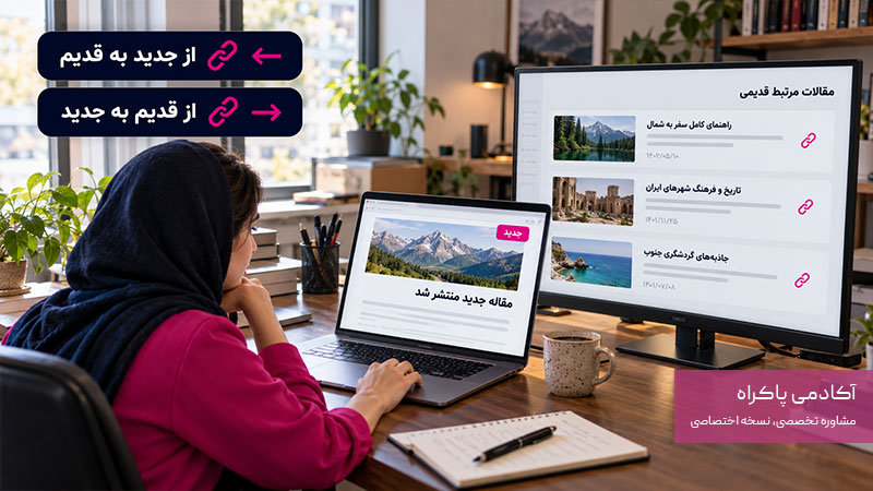 لینکسازی برای مقاله جدید