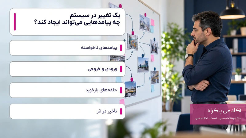 یک تغییر در سیستم چه پیامدهایی می‌تواند ایجاد کند؟