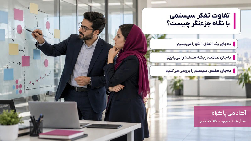 تفاوت تفکر سیستمی با نگاه جزءنگر چیست؟