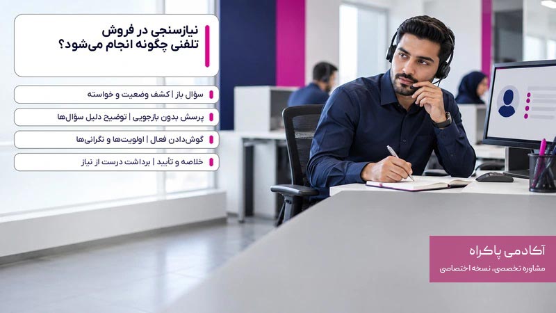 نیازسنجی در فروش تلفنی چگونه انجام می‌شود؟